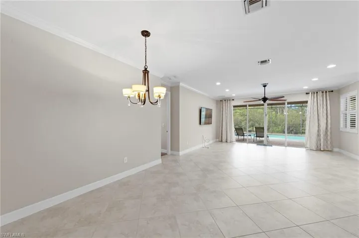 dining & living area