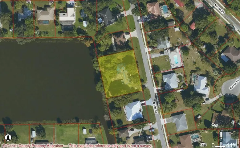 Aerial view of lake