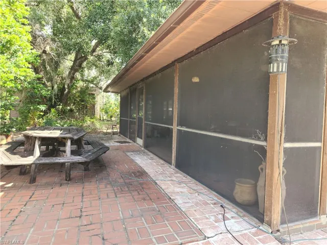 Patio and screened porch