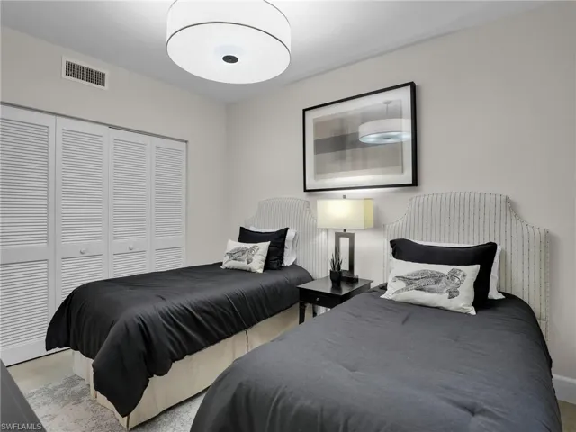 Bedroom with a closet