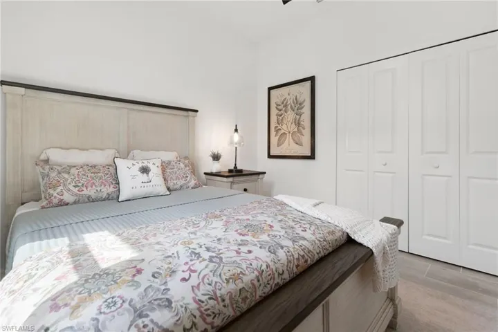 Bedroom with a closet