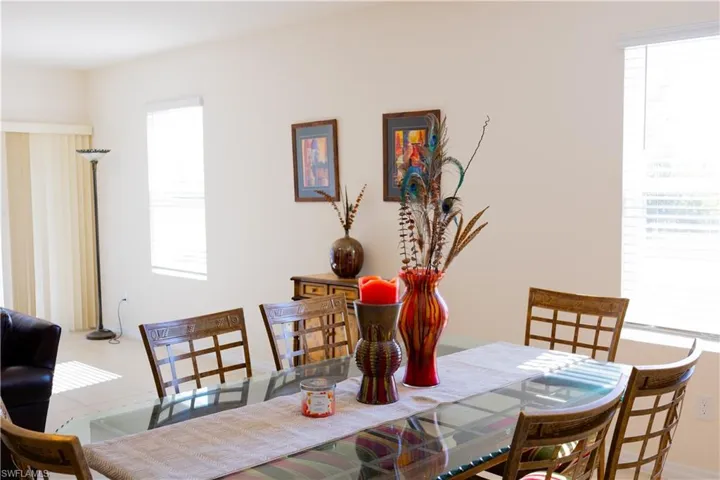 Dining space featuring a wealth of natural light