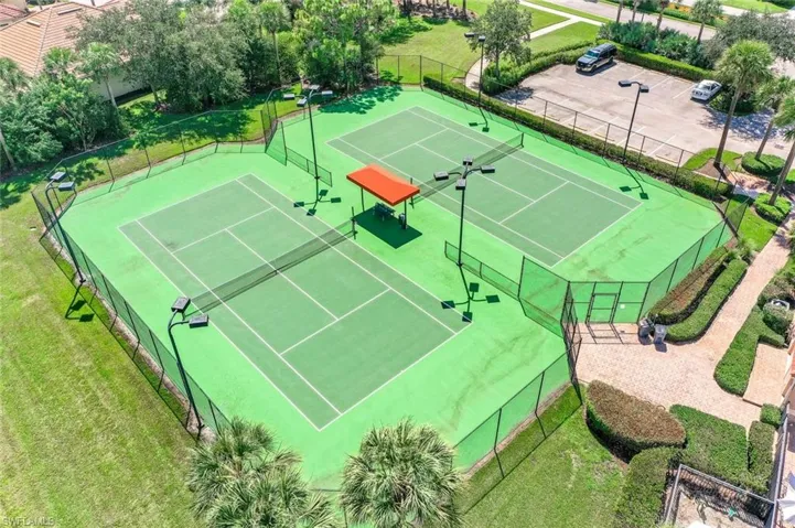 Birds eye view of Tennis and Pickleball