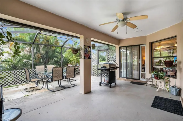 Screened-in extended lanai