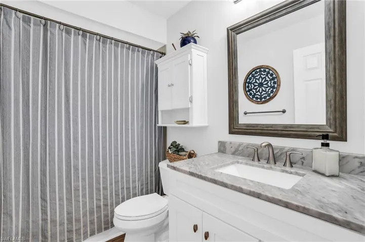 Newer remodeled second bathroom