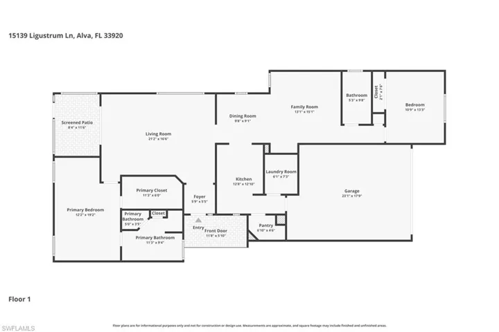 15139 Ligustrum Ln, Alva, Florida 33920