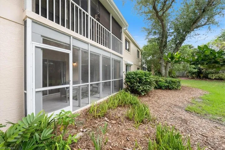 Backyard area