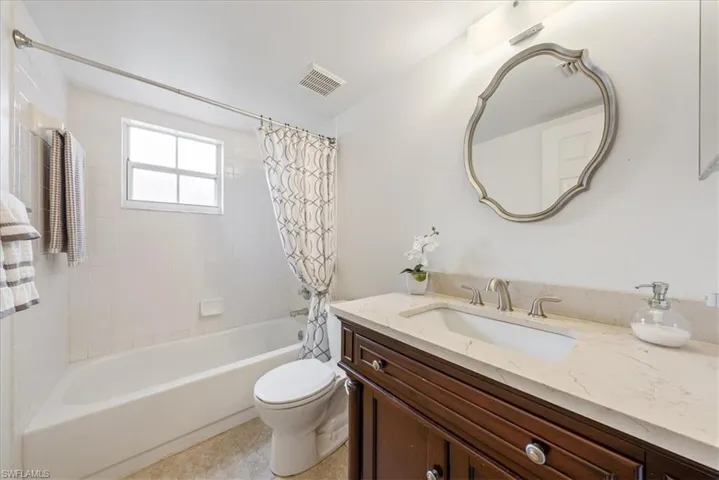 Partially updated guest bathroom