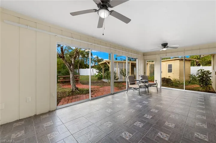 Enclosed patio