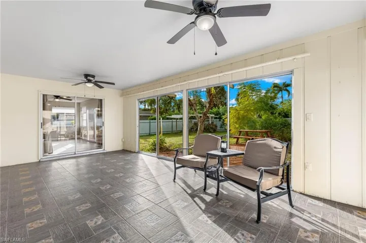Enclosed patio