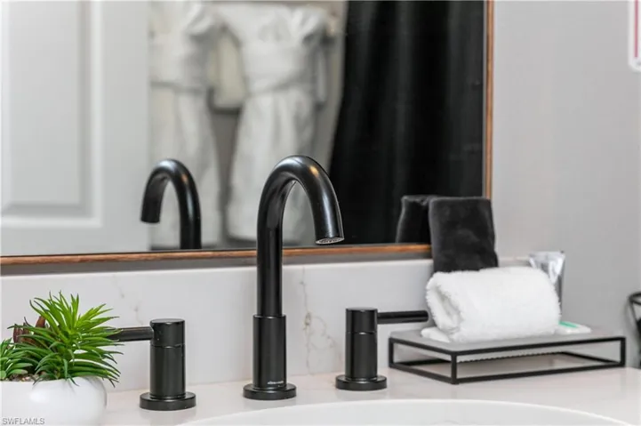 Bathroom view of vanity