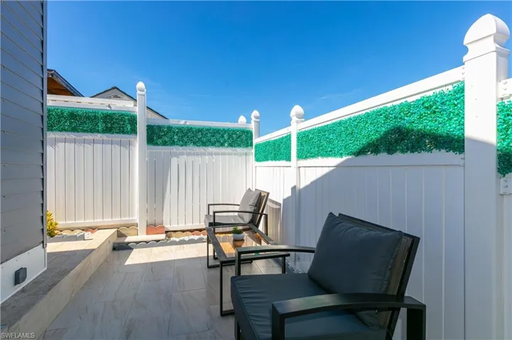 View of patio