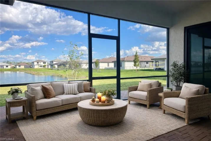 Screened lanai