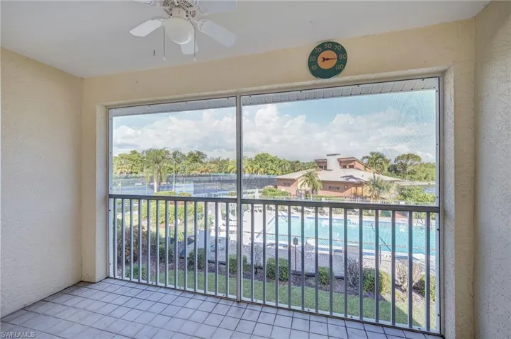 view from 2nd floor balcony