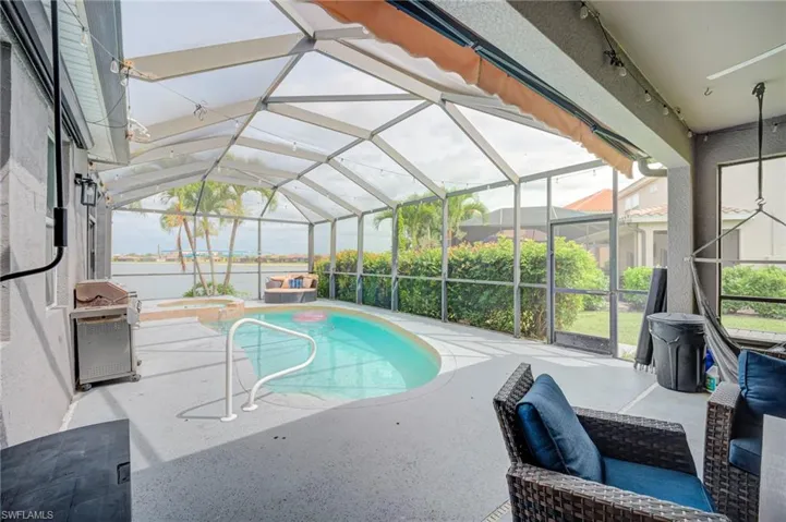Look at that view while dipping in the pool or spa!