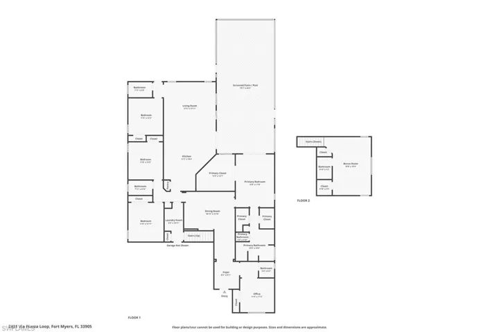 Both Floor Plans Together. . .First and Second Levels.