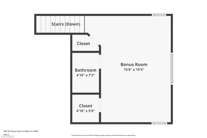 Second Level Floor Plan