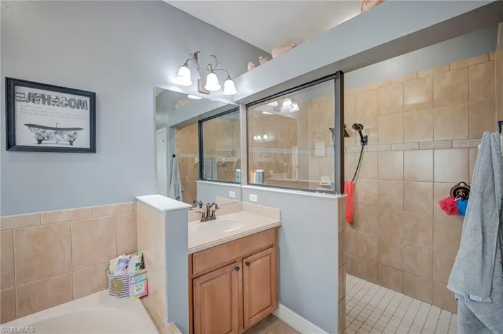 Spacious Walk-in Shower
