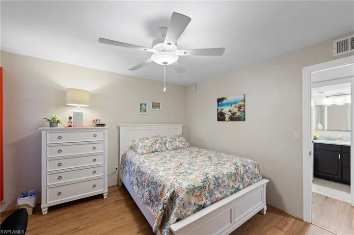 Guest bedroom - very nice spacious guest bedroom with guest bathroom across the hallway.