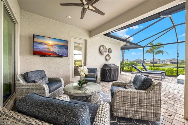 Lots of charming spaces to entertain and relax