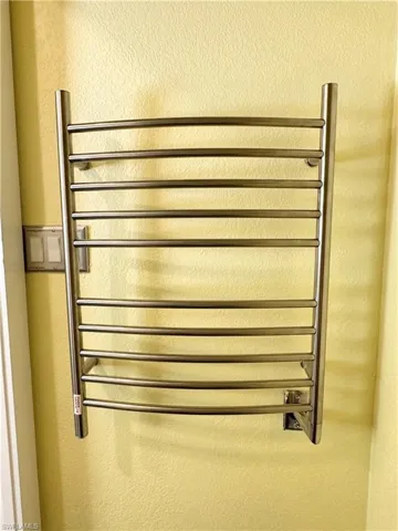 Towel warmer in master bath