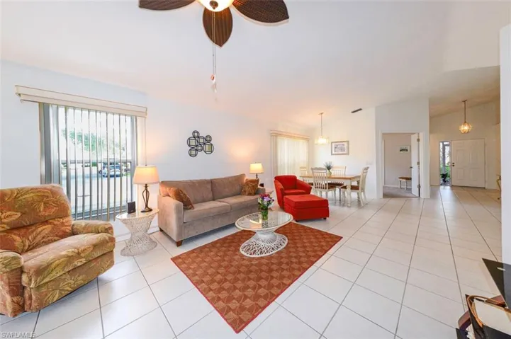 adjacent to the spacious light & bright living room...