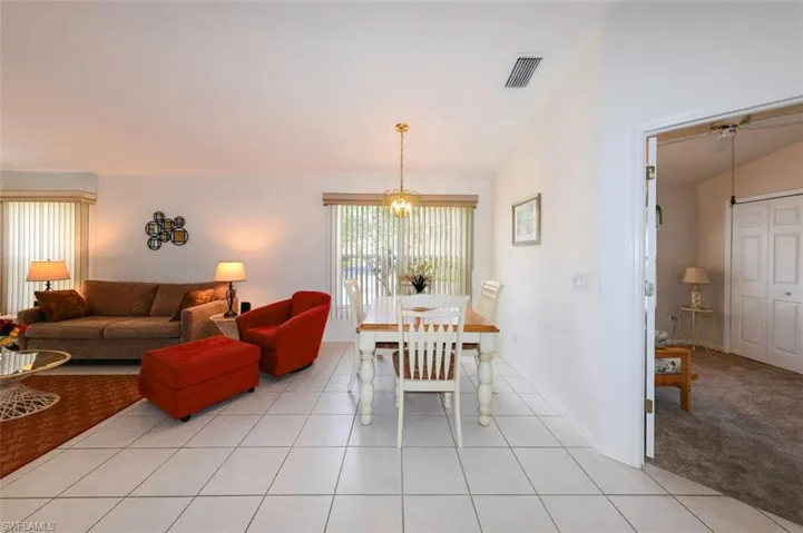 adjacent to the formal dining area....