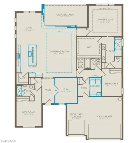 Floorplan with structurals