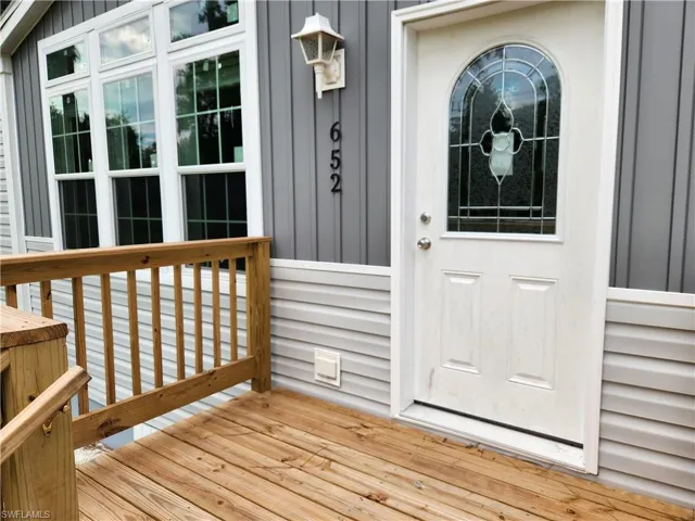 Front entry door