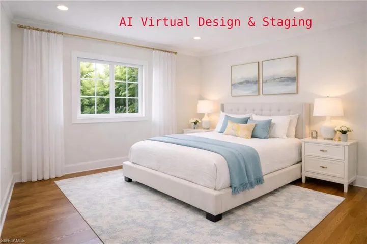 Guest Bedroom using AI Virtual Design & Staging