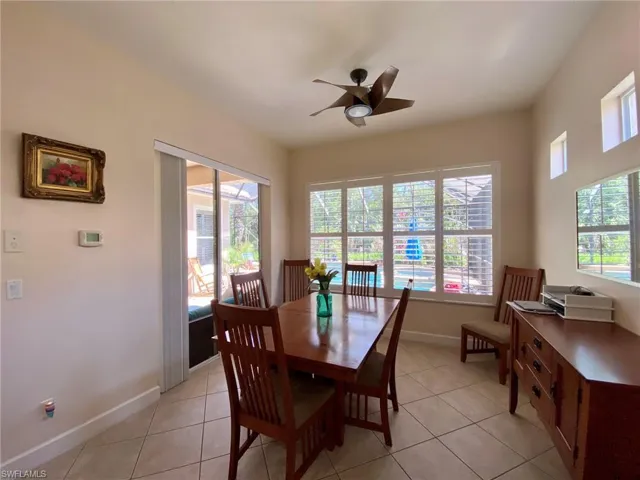 Formal dining area