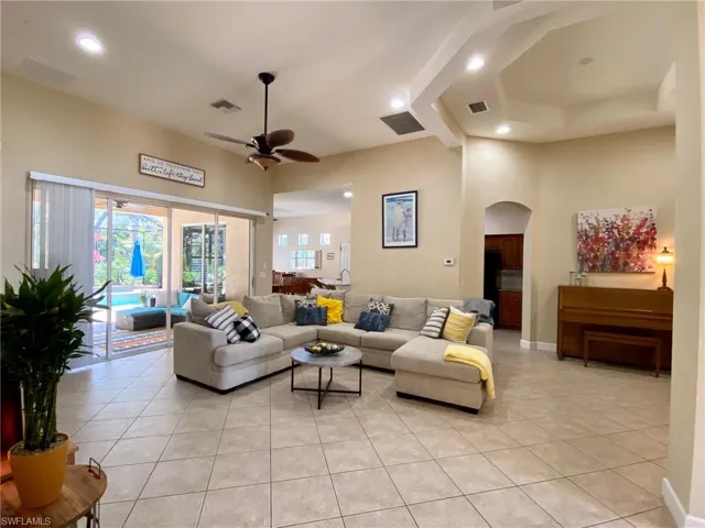 Large open floor plan