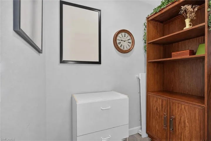 Hallway walk in closet
