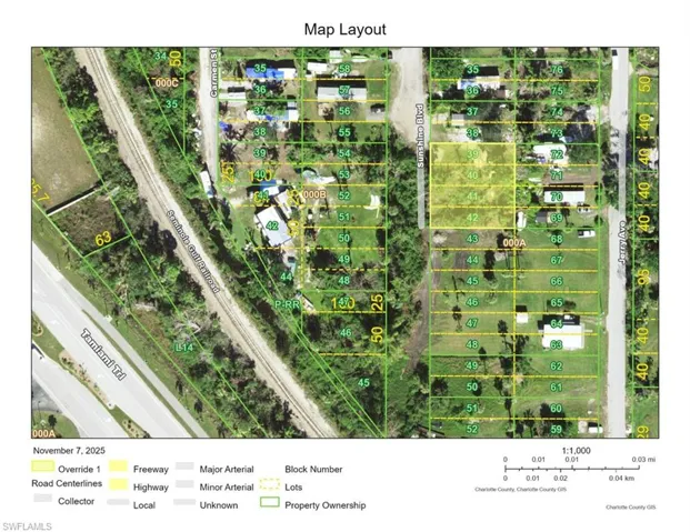 Aerial overview of property's location