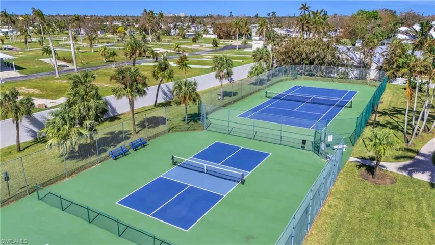 View of sport court featuring Tennis and Pickleball