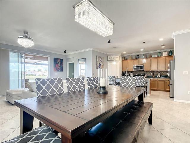 separate dining area