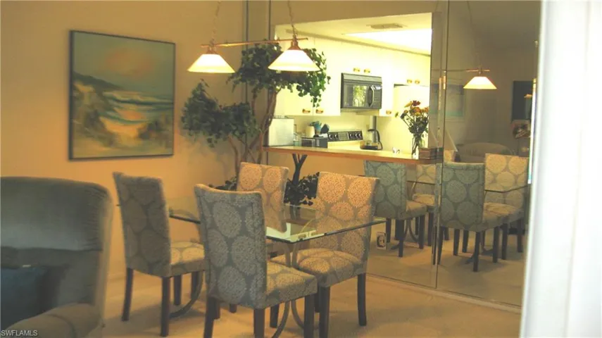 View of dining space