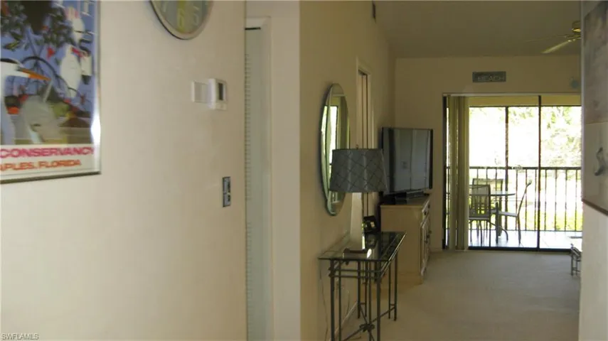 Hall with carpet