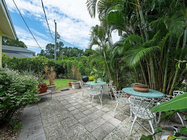View of patio