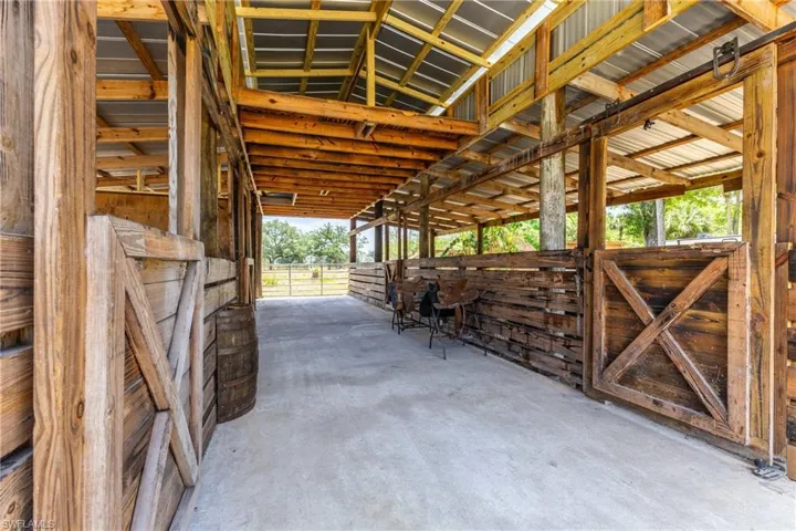 View of stable