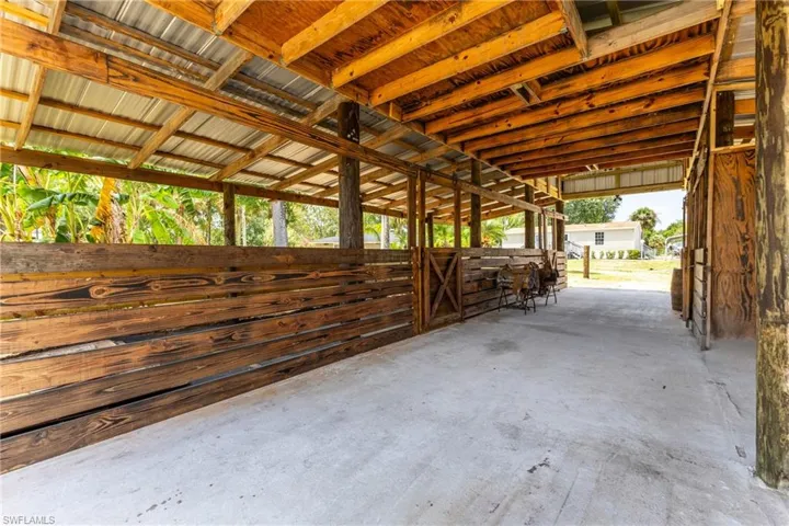 View of stable