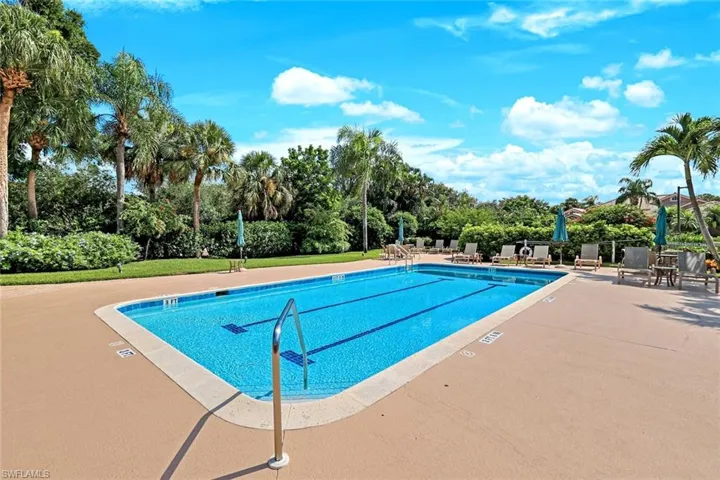 Community pool for Waterford residents, just a short stroll from the home.