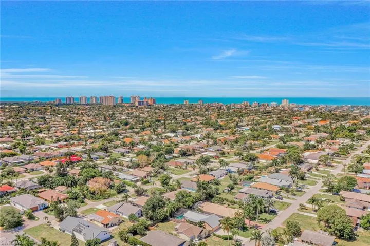 View of urban area with a nearby body of water