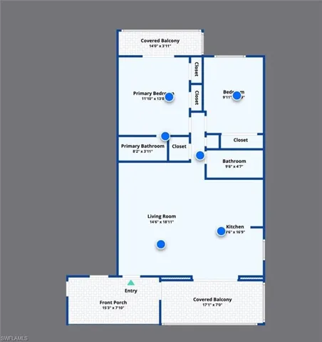 Floor Plan of Condo
