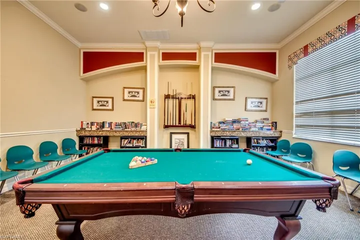 Billiards room