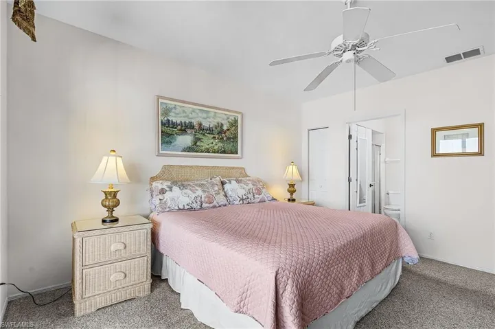 Master bedroom has a large walk in closet and ensuite bath.