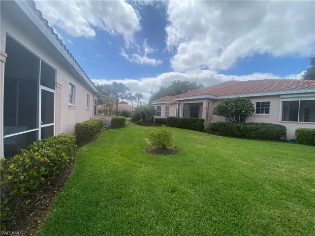 View of. side yard