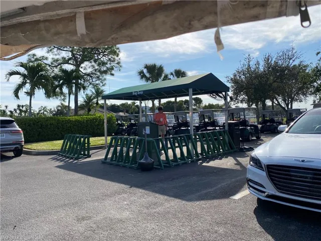 Bag drop off area