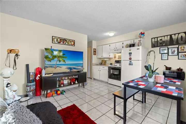 Pantry located to the left of the kitchen.