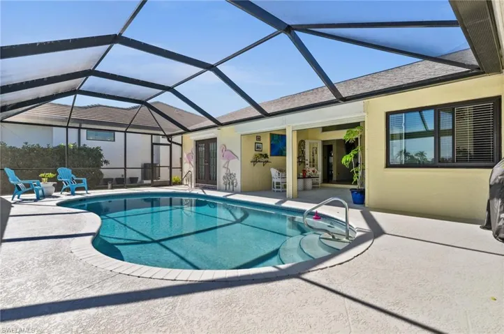 Pool in the Screen Cage